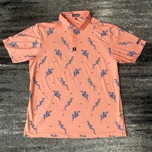 BAD BIRDIE Men’s Sidewinder Snake Golf Polo